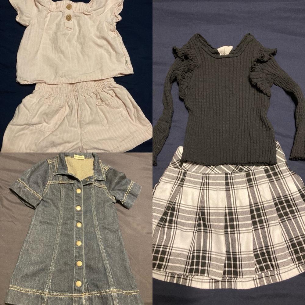Lot Of Three Toddler 3T Outfits. Cotton On Kids, Garanimals, Easy-Peasy EUC
